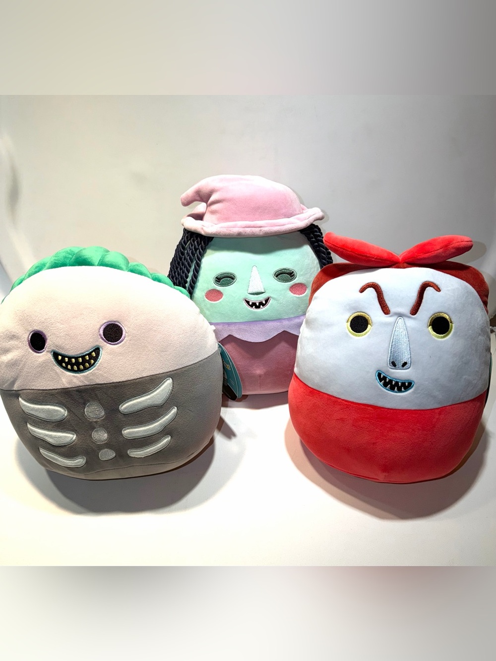 NWT Squishmallows Lot of 3 The Nightmare Before Christmas Shock Lock Barrel 11”
